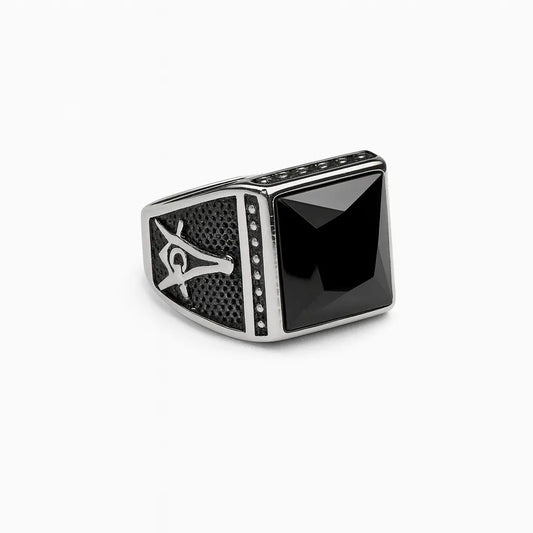 The Black Obsidian Ring (BLACK) Men