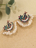 SHEIN EMERY ROSE Faux Pearl Tassel Drop Earrings