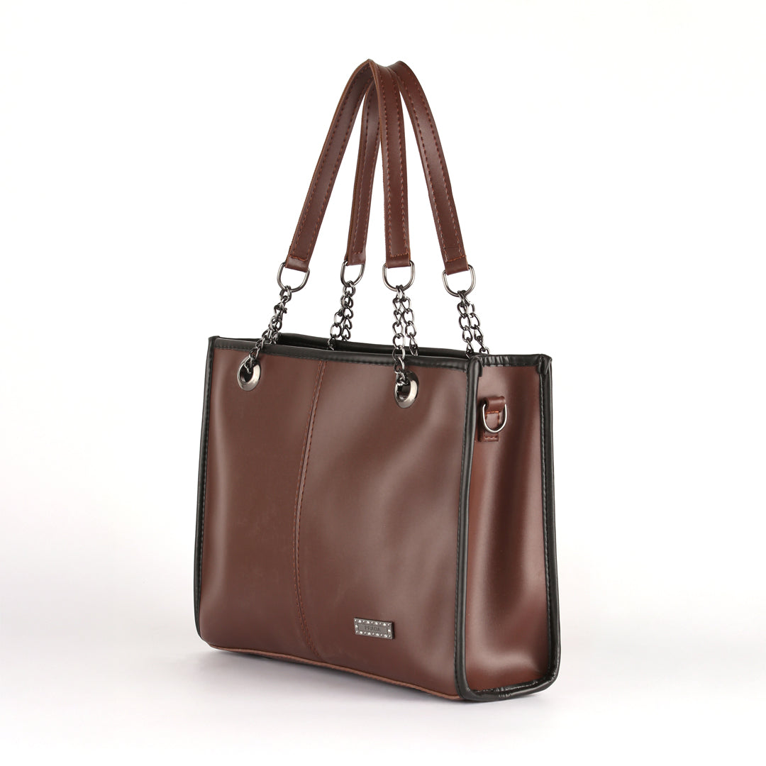 Modra Brown Tote Bag