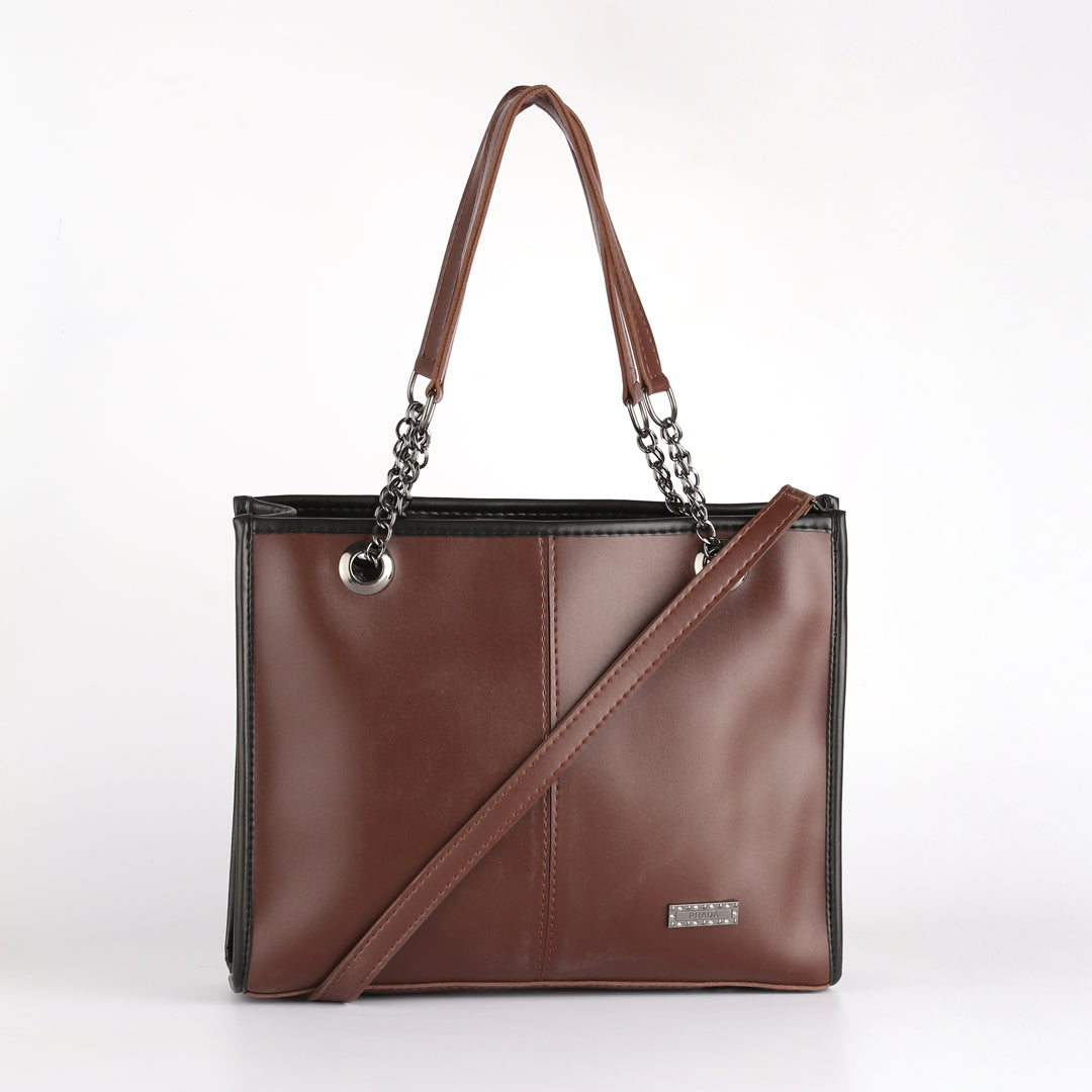 Modra Brown Tote Bag