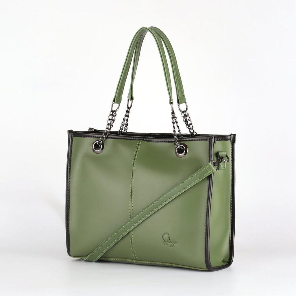Modra Green Tote Bag