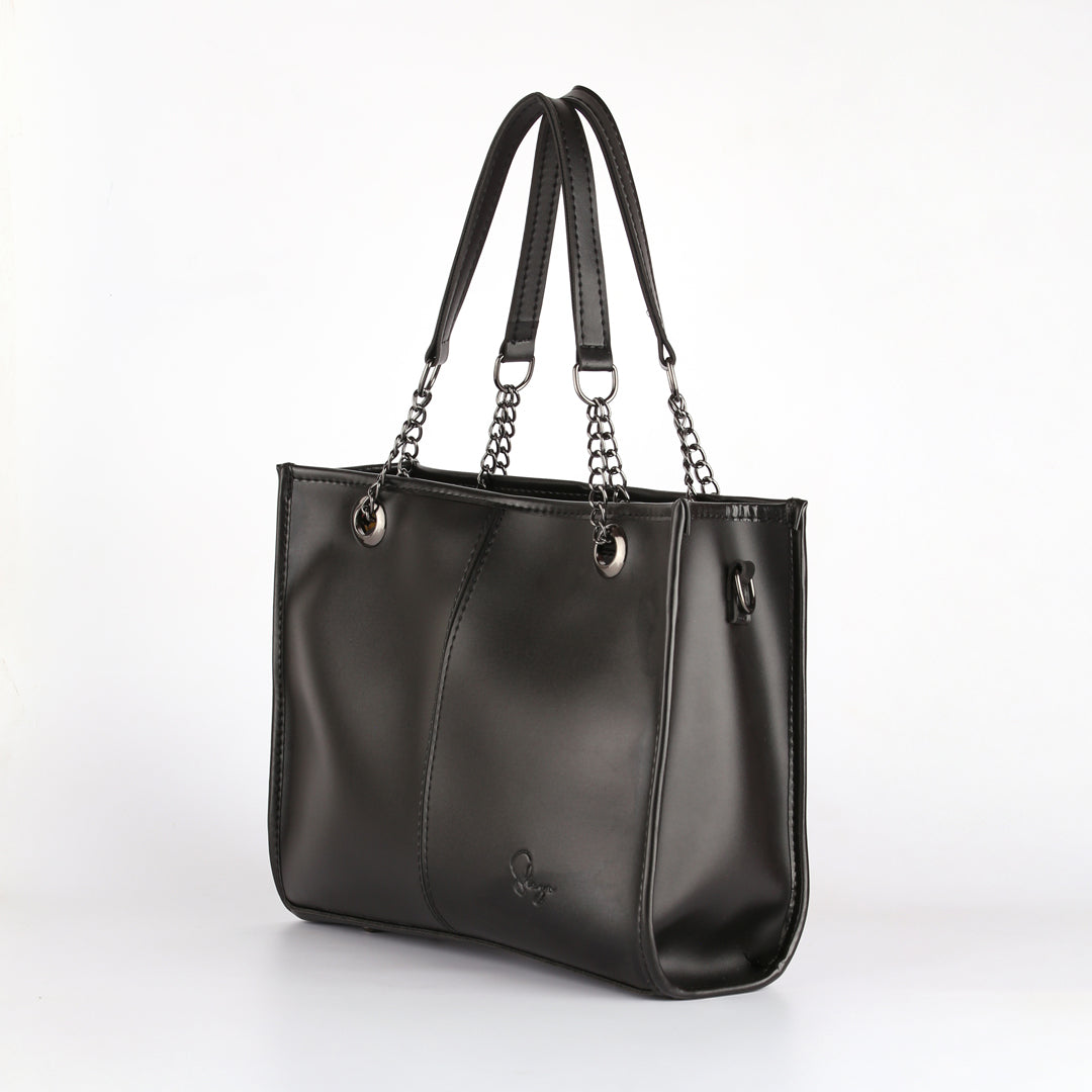 Modra Black Tote Bag