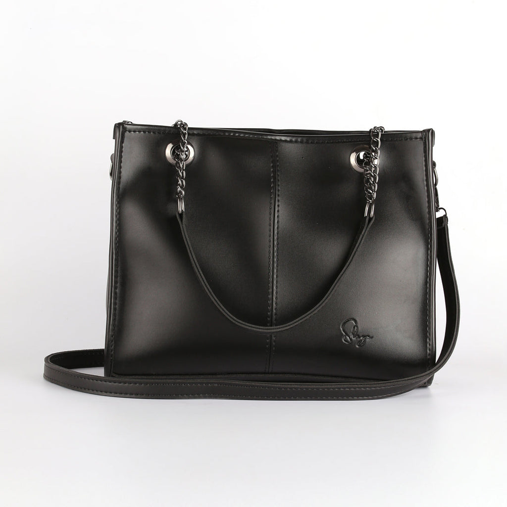 Modra Black Tote Bag