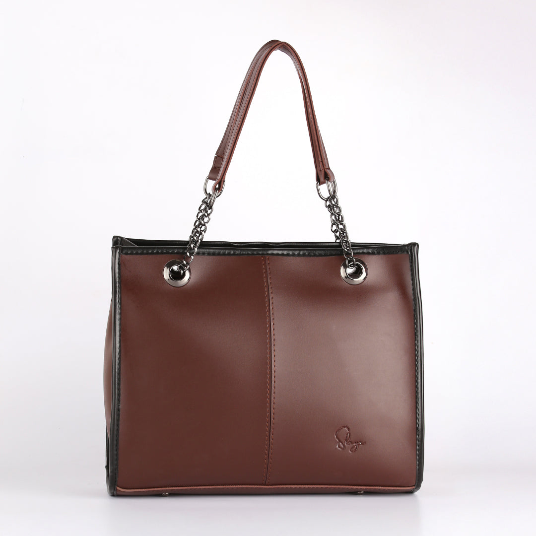 Modra Brown Tote Bag