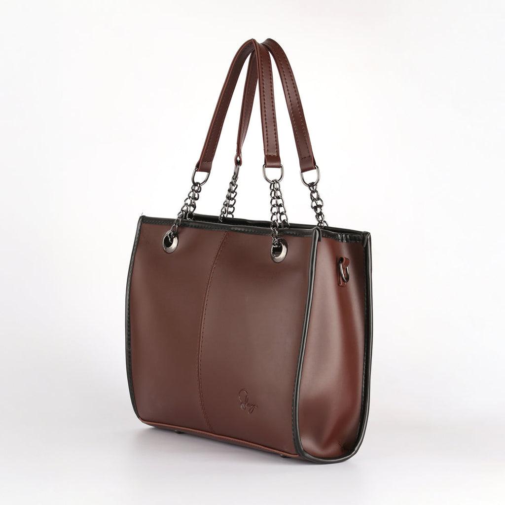 Modra Brown Tote Bag