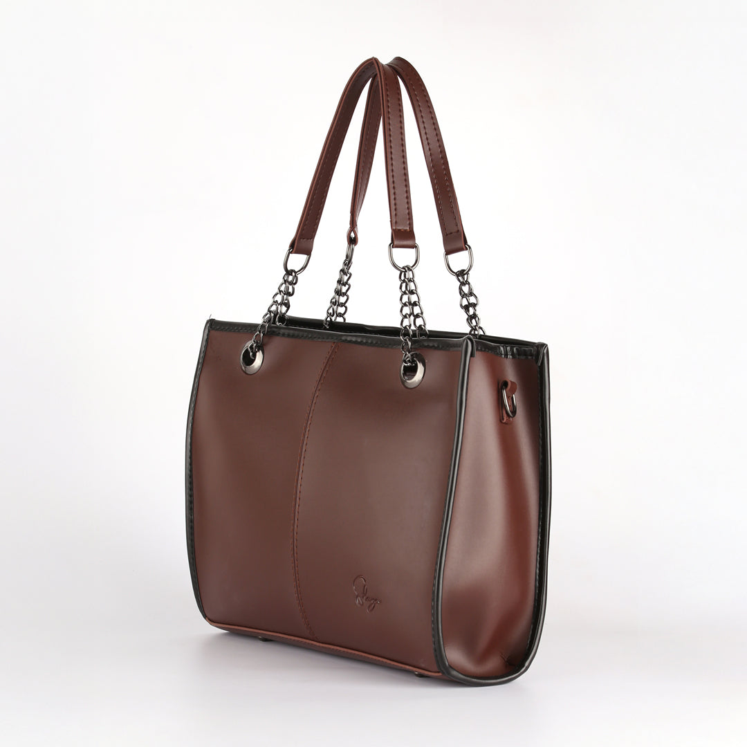 Modra Brown Tote Bag