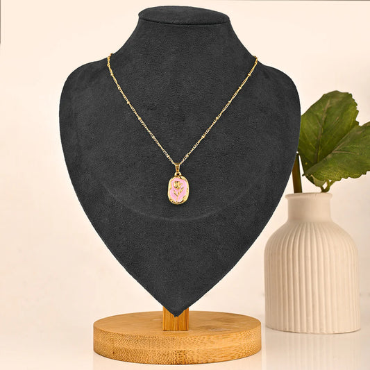 Rose Necklace Stainless Steel For Women