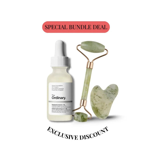 Ordinary Hyaluronic Acid + Marble Jade Roller Bundle