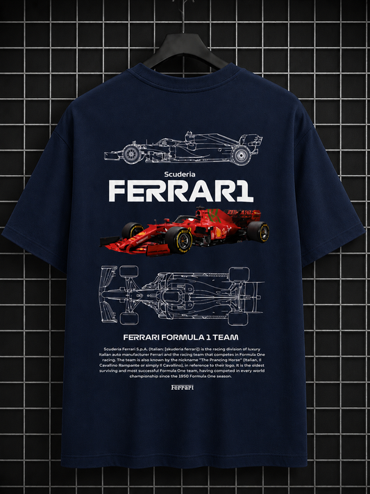 Scuderia Ferrari Oversized Graphic Tee