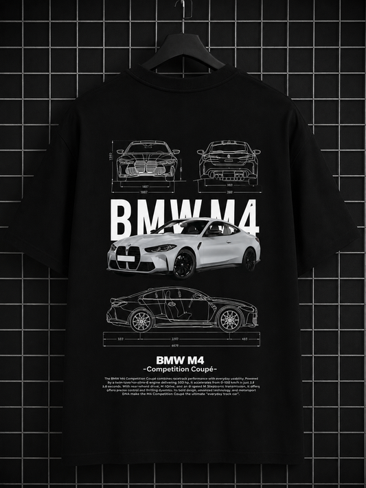 BMW M4 Oversized Graphic T-Shirt