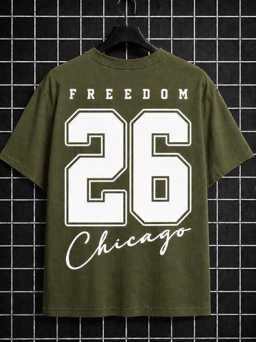 Freedom 26 Chicago Oversized Graphic T-Shirt