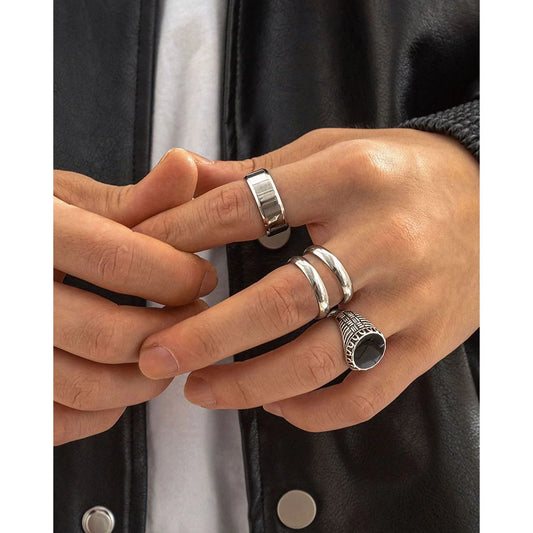 Plain Silver Ring For Men