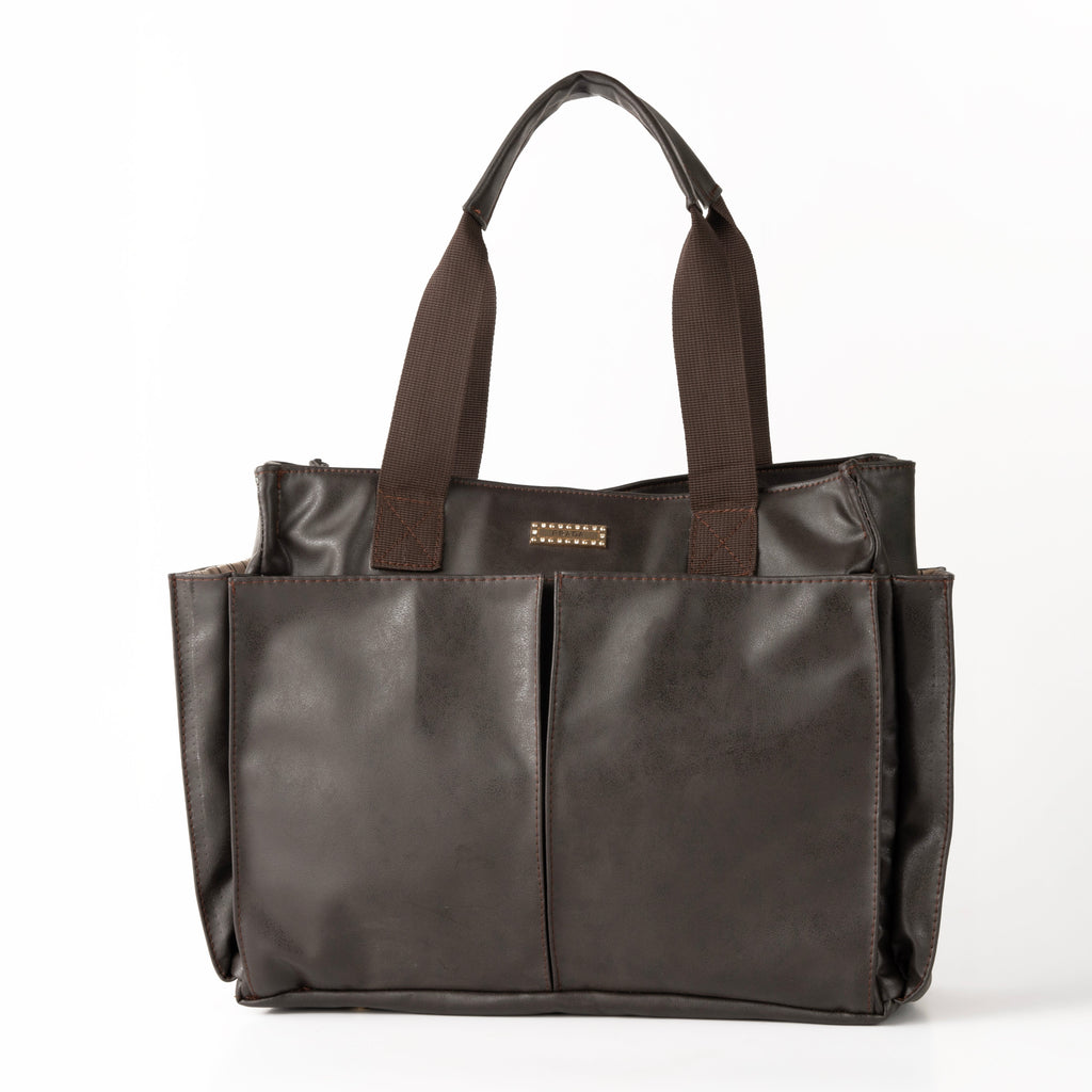 Milano Leather Bitter Brown College University Bag