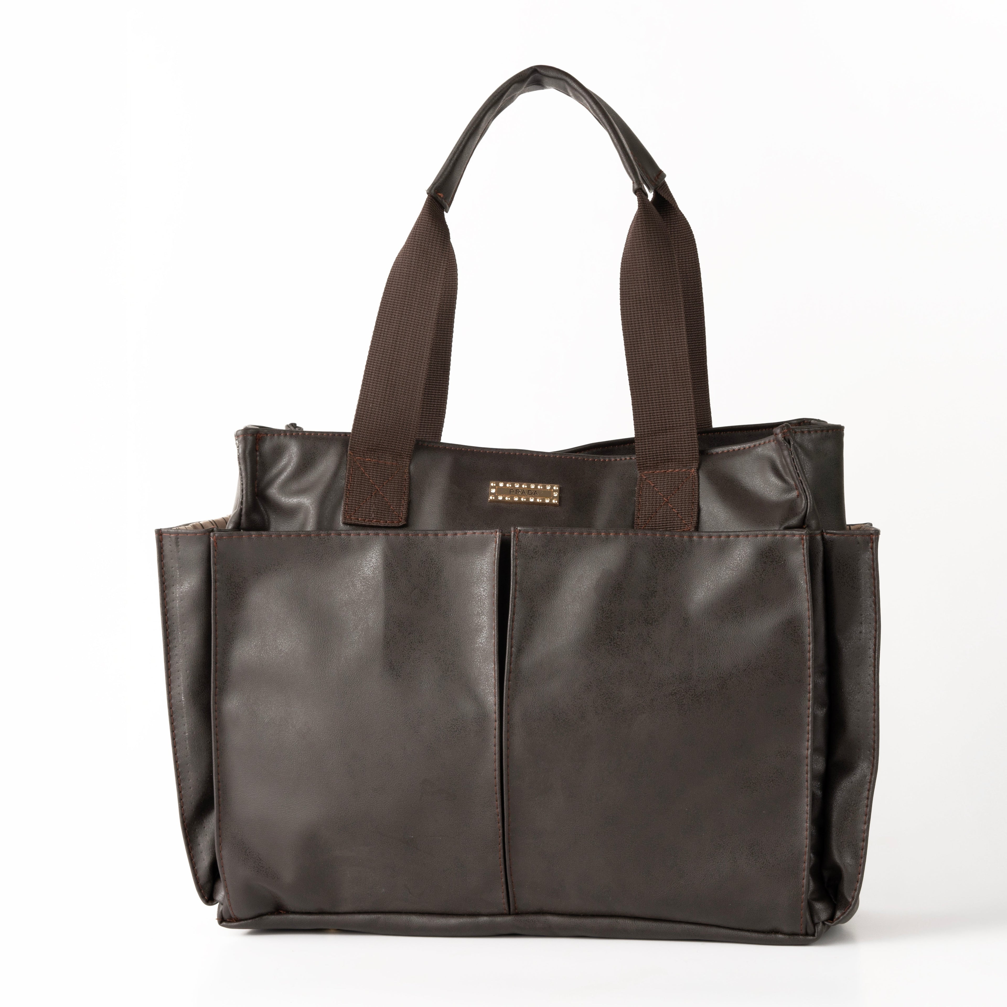 Milano Leather Bitter Brown College University Bag