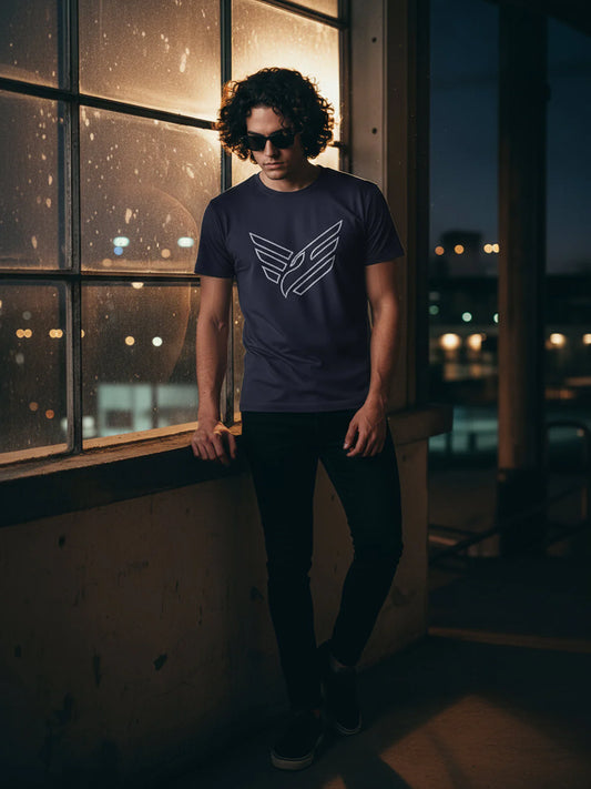 Graphic Half Sleeves Mens T-Shirt