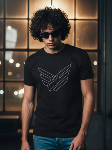 Graphic Half Sleeves Mens T-Shirt