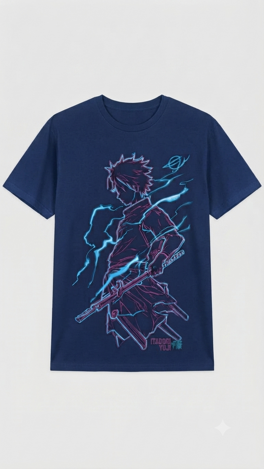 Luxxivo Fashion Cursed Energy Itadori Graphic Tee