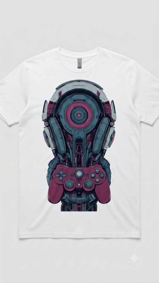 Luxxivo Fashion Cyber Gamer Graphic Tee