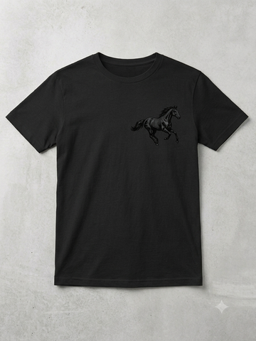 Graphic Half Sleeves Mens T-Shirt
