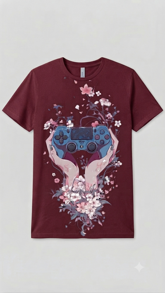 Luxxivo Fashion Controller Bloom Graphic Tee