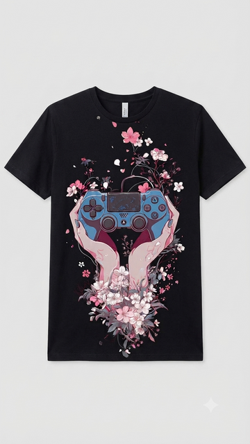Luxxivo Fashion Controller Bloom Graphic Tee