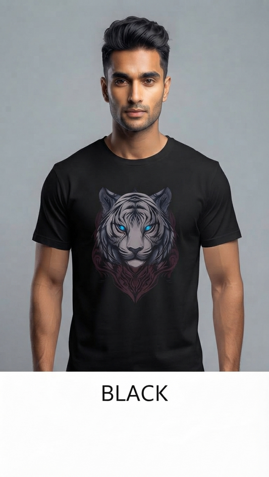 Luxxivo Fashion Tiger Glare Tee