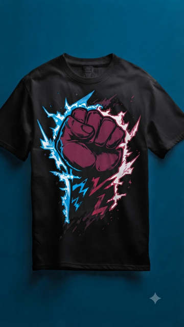 Luxxivo Fashion Unleashed Power Graphic Tee