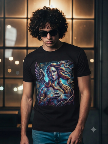Graphic Half Sleeves Mens T-Shirt