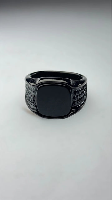 The Square Silver Signet Ring For Men