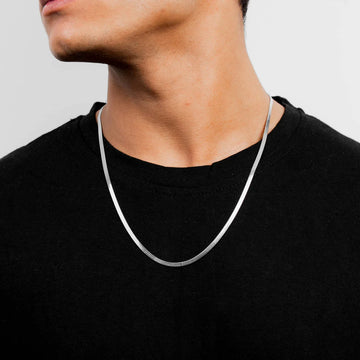 2MM FLAT SNAKE CHAIN For Men