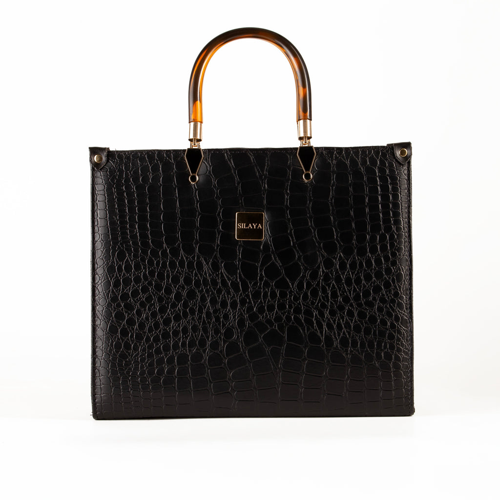 Crocello Black Tote Bag ( 3 PCS SET )