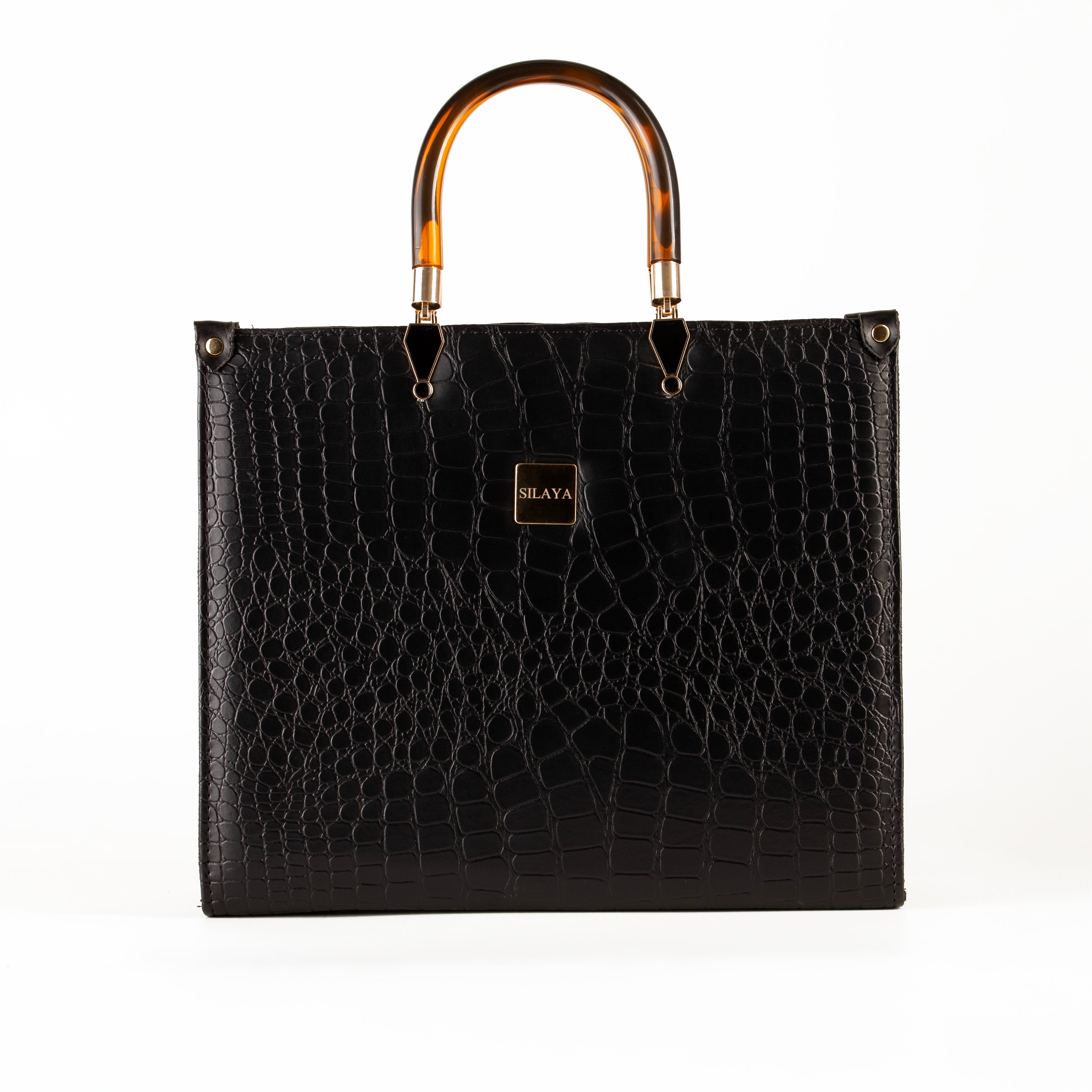 Crocello Black Tote Bag ( 3 PCS SET )