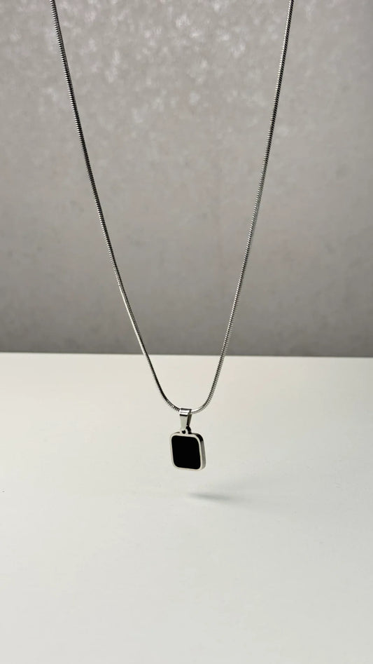 Black Stone Pendant