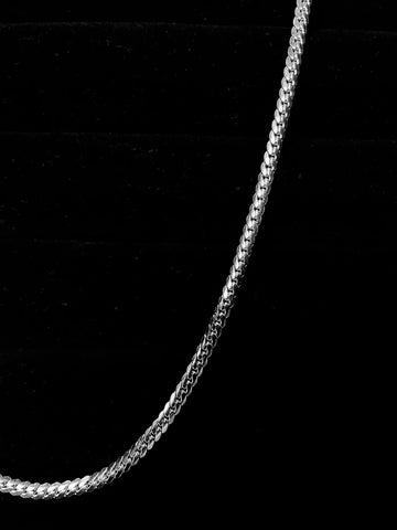 THE FLATTENED CURB 3MM CHAIN For Men