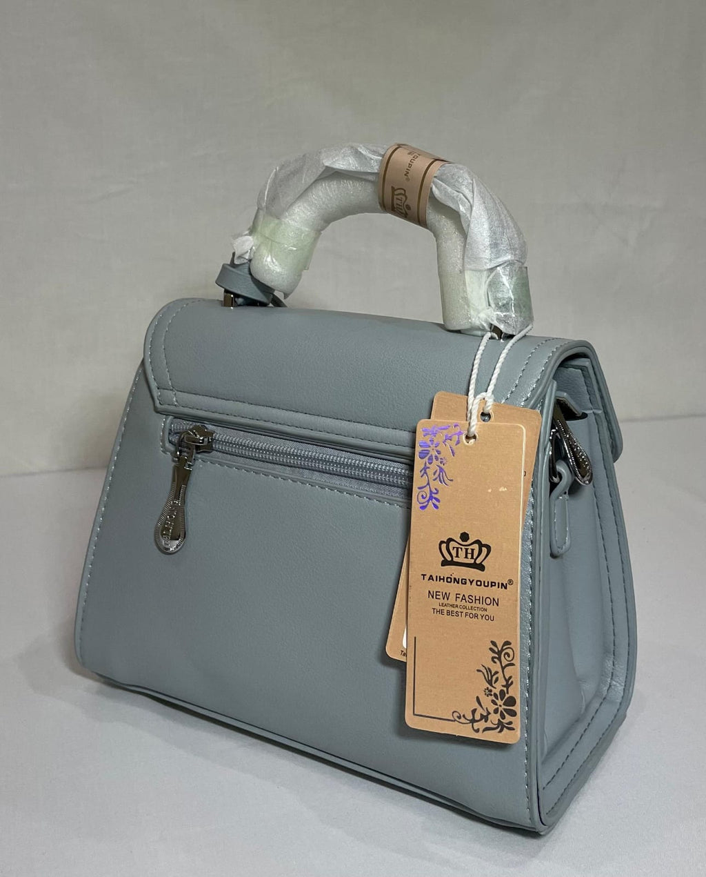 Grey Luxe Leather For Womens