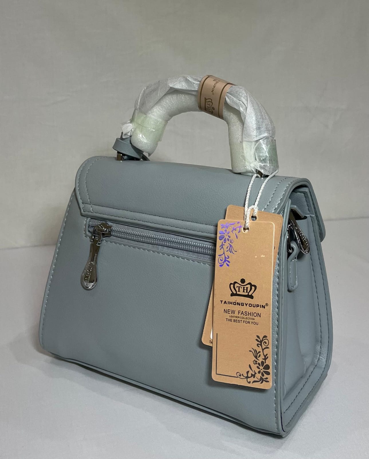 Grey Luxe Leather For Womens