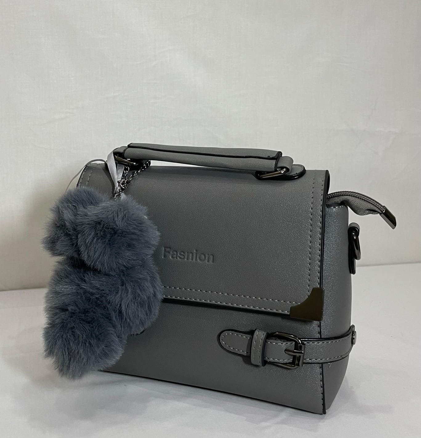 Grey Luxe Leather For Womens