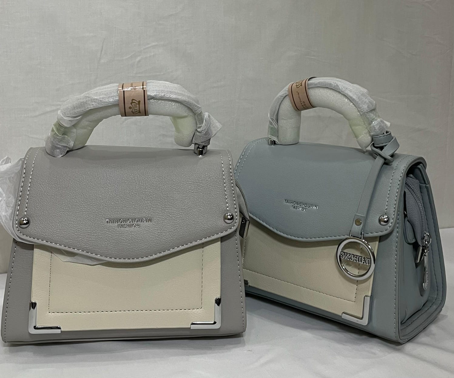 Grey Luxe Leather For Womens