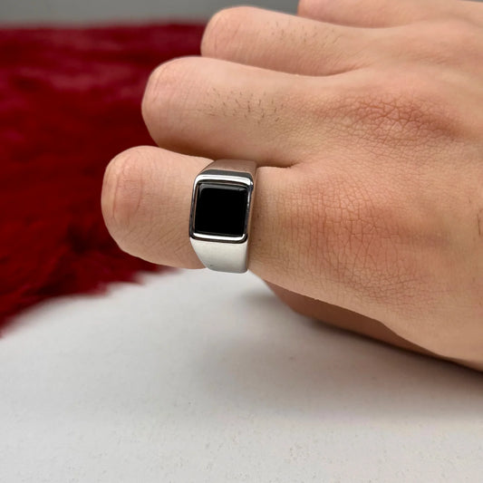 Modern Onyx Turkish ring For Men